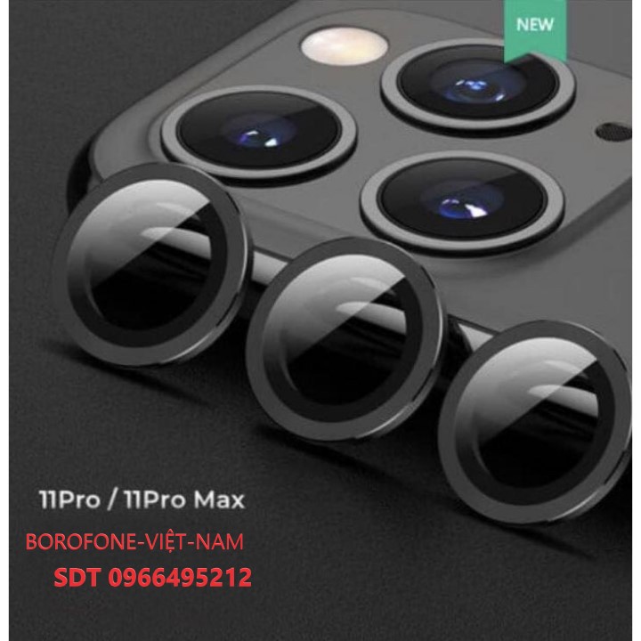 Ống Kính Cường Lực Camera Đơn Chống Lóa Dành Cho iPhone 11/ iPhone 11 Pro/ iPhone 11 Pro Max /12/12mini/12pro
