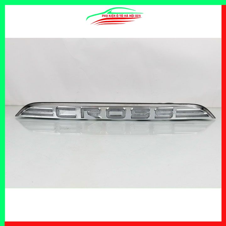Ốp tay cốp sau có đèn led Toyota Cross 2020-2022 mạ crom ánh sáng vàng trang trí xe