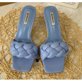 STRADIVARIUS Giày Sandal Nữ Đế Dày Thời Trang Hàn