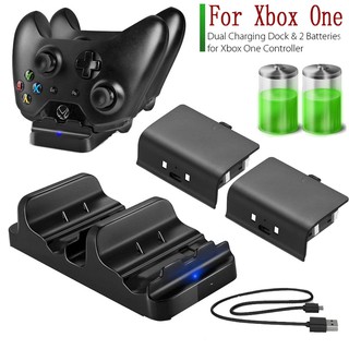 Đế sạc tay cầm chơi game Xbox One + pin có thể sạc được