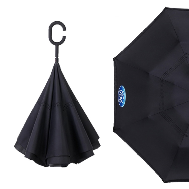 Dù Che Mưa Hai Lớp In Logo Cho Xe Hơi Lexus Volvo Lincoln Toyota