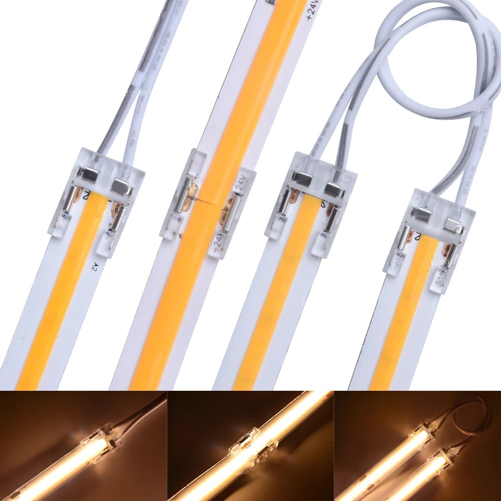 1 Đầu Nối Dây Đèn LED COB Cho IP20 8mm 10mm 2pin 5050