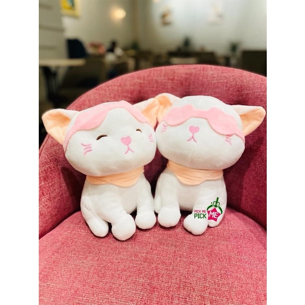 Gấu bông Bé mèo bịt mắt size 25cm