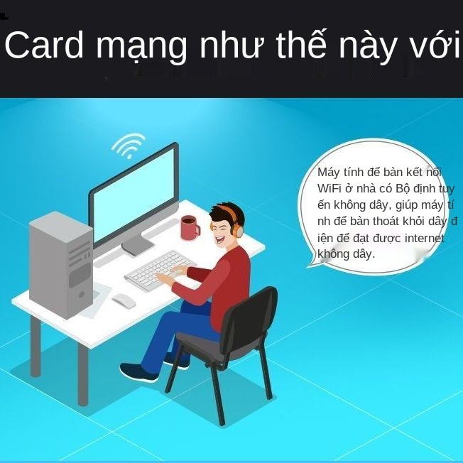 Không có trình điều khiển Thẻ mạng không dây USB máy tính xách tay máy tính nhận tín hiệu mạng bộ phát bên ngoài | BigBuy360 - bigbuy360.vn