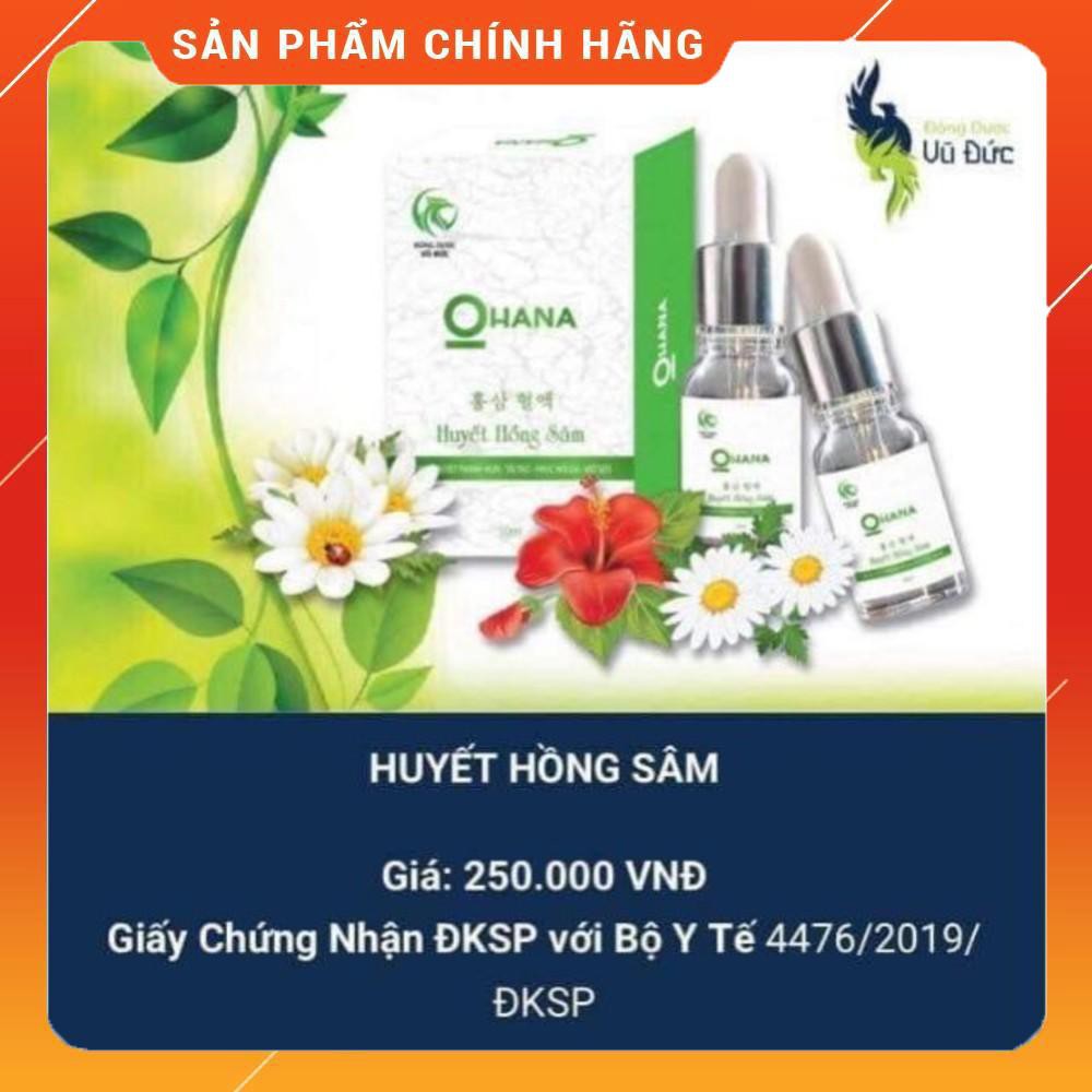 [FREE SHIP] Huyết Hồng Sâm - Vua Diệt Mụn - Đông Dược Vũ Đức