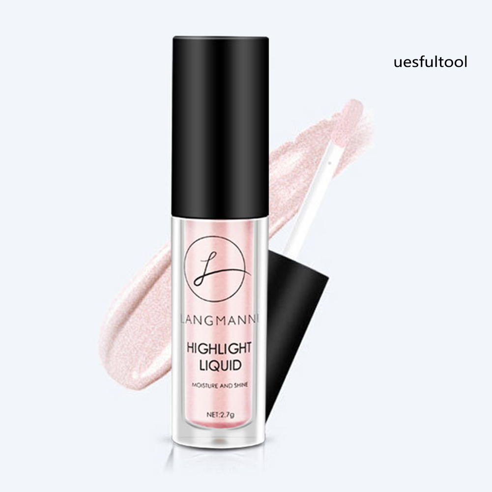 [UF]Langmanni Liquid Highlighter Face Glow Primer Bronzer Contouring Brightener