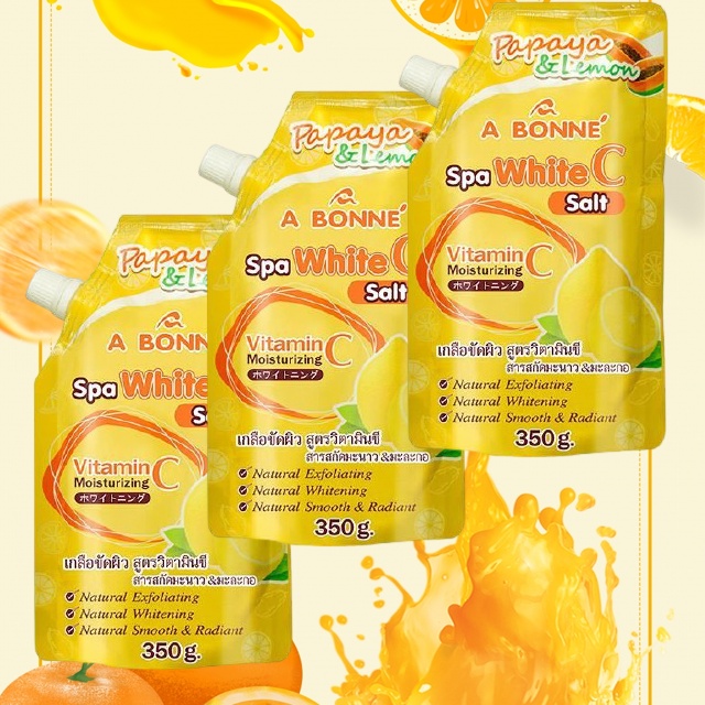 Muối Tắm Vitamin C Tẩy Tế Bào Chết A Bonne Spa Milk Salt Thái Lan 350gr (gói)