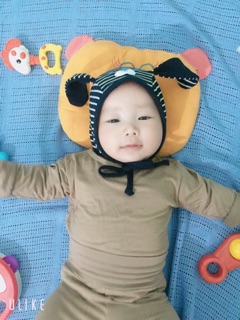 Mũ tai cún ảnh thật