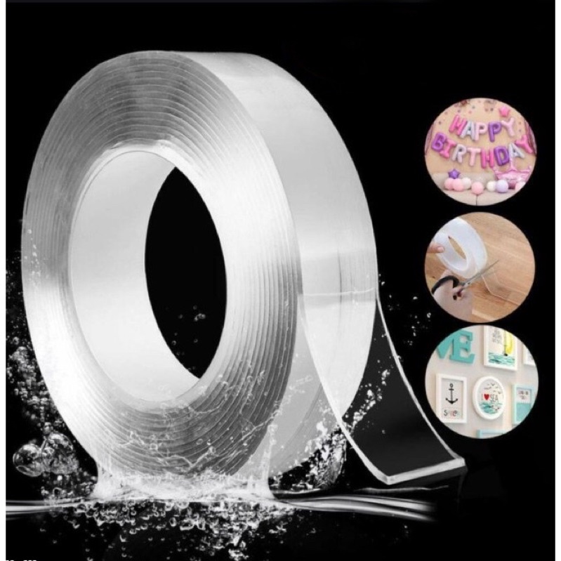 CUỘN 3 MÉT  Băng Keo 2 Mặt Siêu Dính Loại