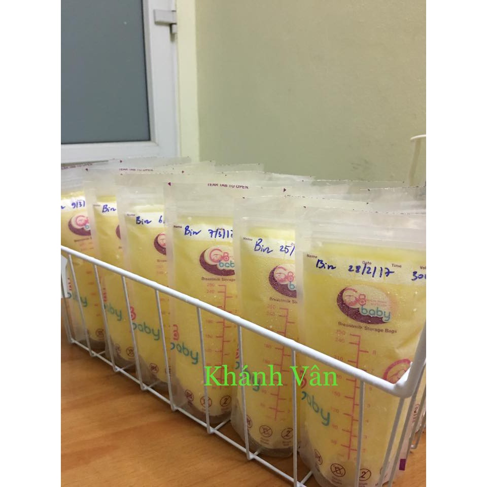 Combo Sỉ 15 hộp túi trữ sữa GB Baby loại 50 túi 250ml