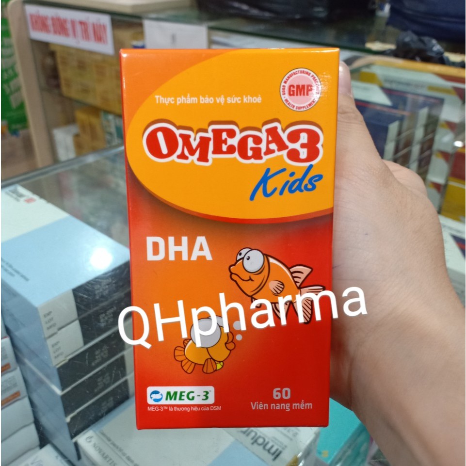 Viên bổ mắt OMEGA 3 KIDS giúp cải thiện thị lực và não bộ