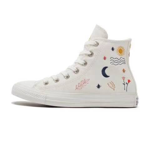 Giày Thể Thao CONVERSE CHUCK TAYLOR ALL STAR Thêu Họa Tiết Phong Cách Cổ Điển 1970s
