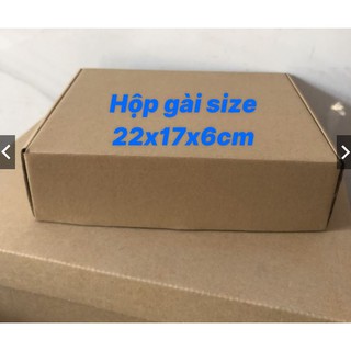 COMBO 50 Hộp carton nắp gài size 22x17x6cm