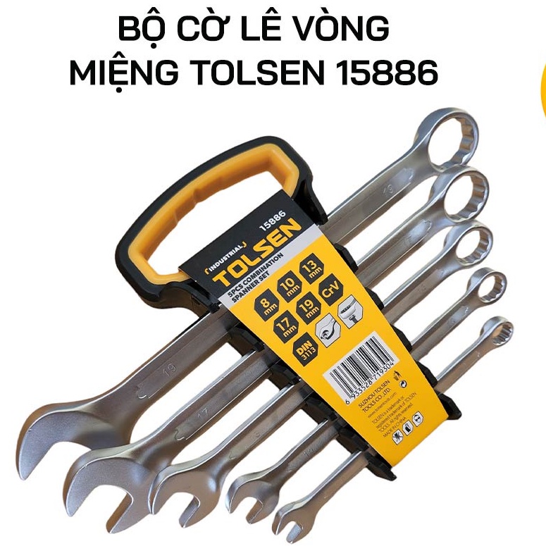 Cờ Lê Vòng Miệng TOLSEN Nhiều Size Từ 8mm - 32mm