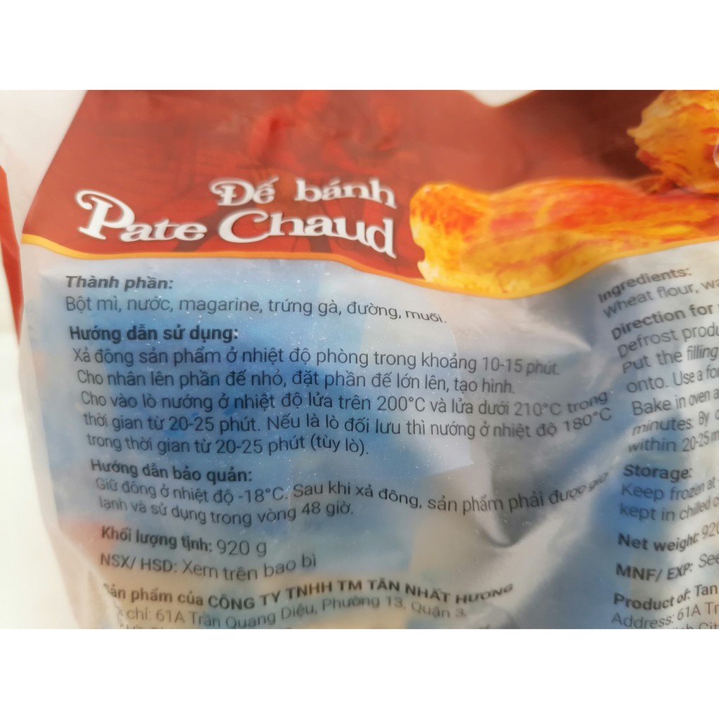 [40 cái] Đế bánh Pate Chaud (Pateso) [VN] NHẤT HƯƠNG (nw5)