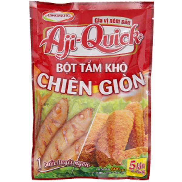 Bột tẩm khô chiên giòn Ajiquick 210g