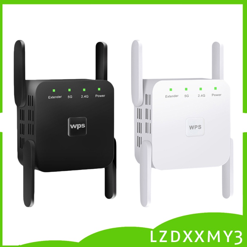 Bộ Lặp Sóng Wifi Không Dây 1200mbps 2.4g 5g 4 Ăng Ten | WebRaoVat - webraovat.net.vn