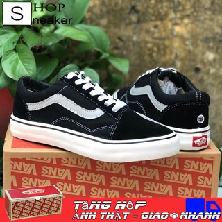 [sale giày thể thao old đen trắng phản quang đủ size