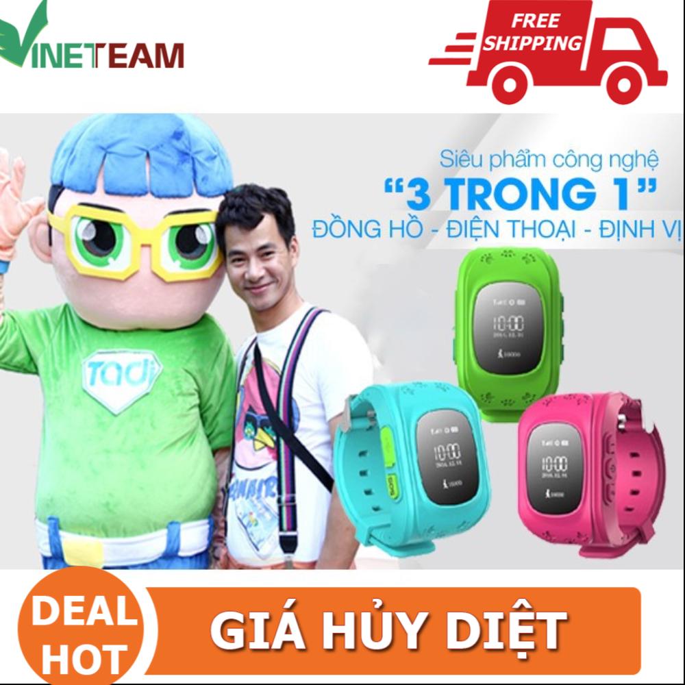 [ELCEBOOM GIẢM 30K ]Đồng hồ định vị trẻ em Q50 -DC2888