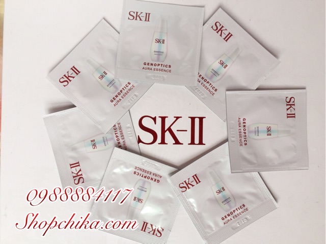 SKII Tinh chất dưỡng trắng da Genoptics Aura Essence tuýp 10ml/ gói 0.7ml
