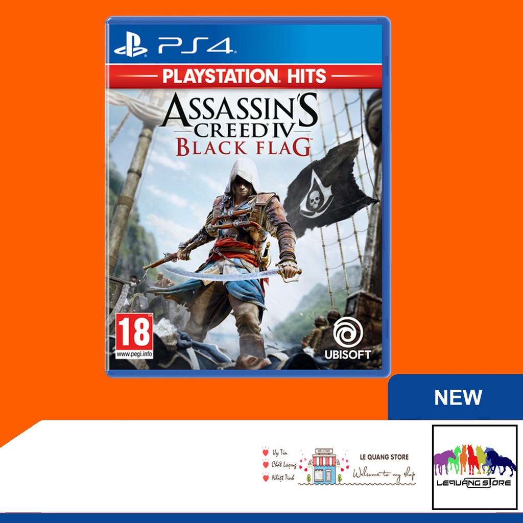 Đĩa game PS4: Assassin's Creed IV Black Flag