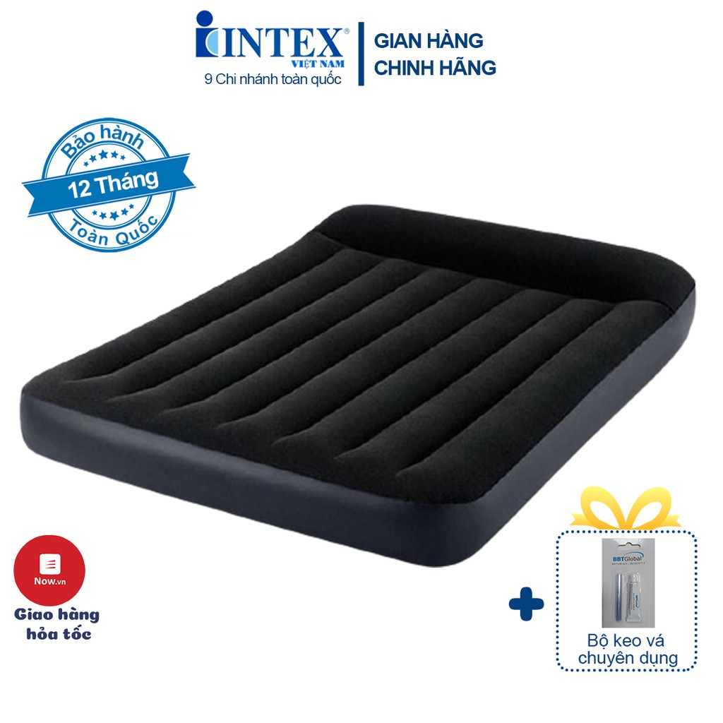 Đệm hơi đôi tích hợp bơm công nghệ mới 1m52 INTEX 64150.