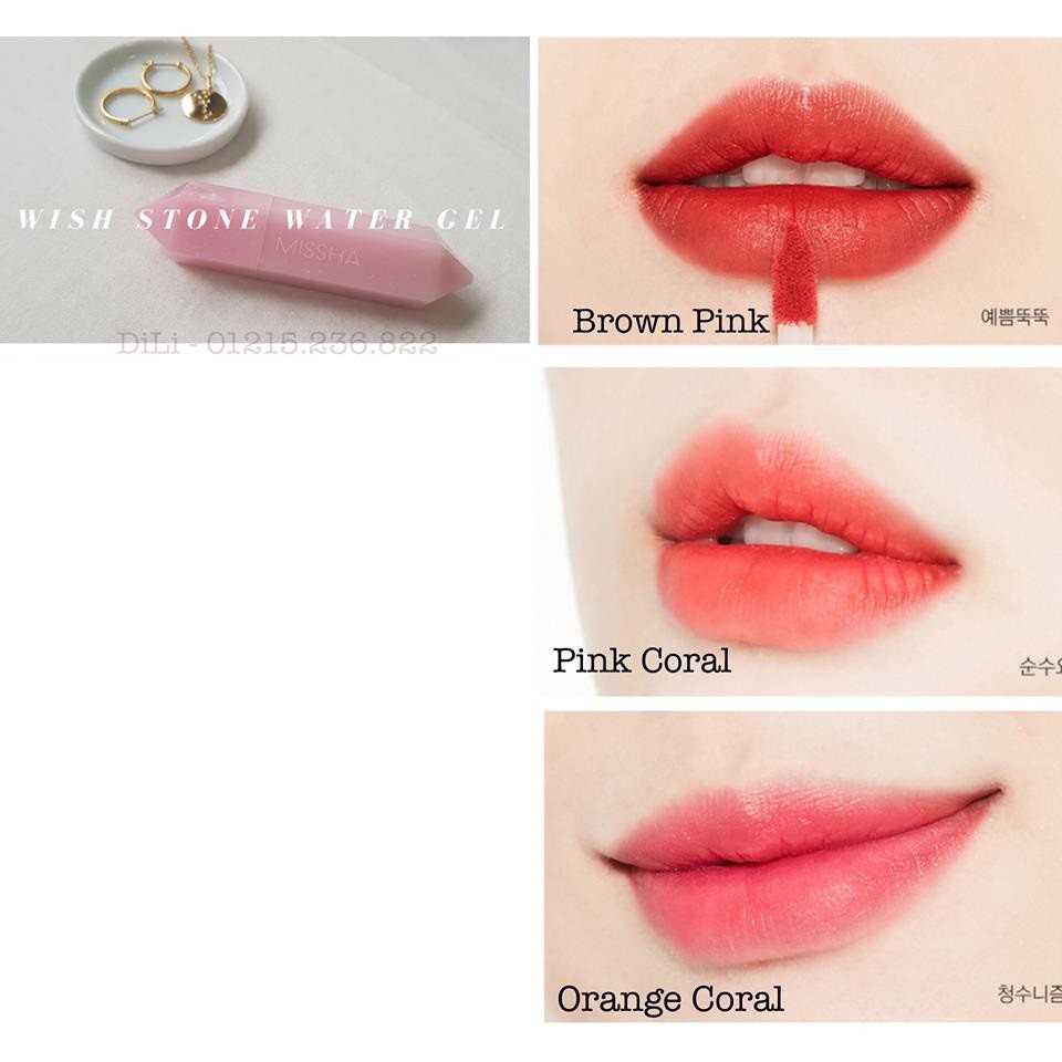 [SALE ] Son Missha Wish Stone Tint Velvet ( vỏ cam) | BigBuy360 - bigbuy360.vn