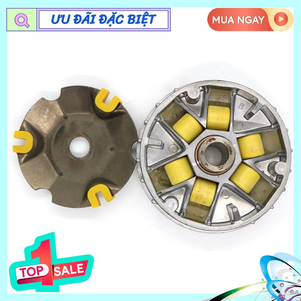 Bộ côn trước Vespa Lx 2v, Liberty 2V, Vespa S (nồi ly hợp truyền động cho Piaggio, chén bi, cánh quạt, kẹp trượt con lăn