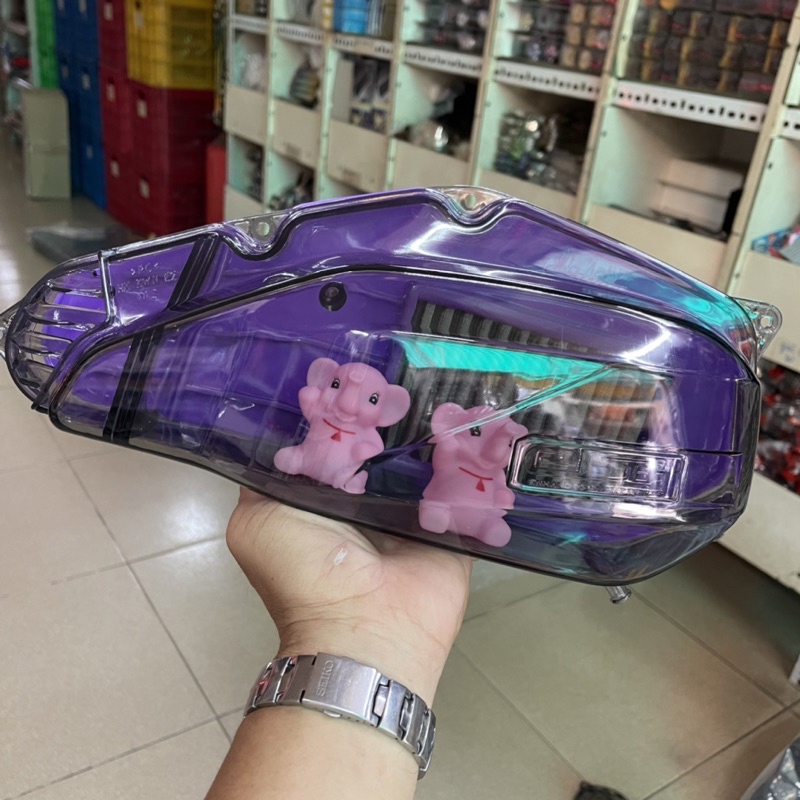 Combo Ốp Pô E + Lọc Gió thép Airblade 2016/2021 Vario 2018/2021 Shmode 2016/2019