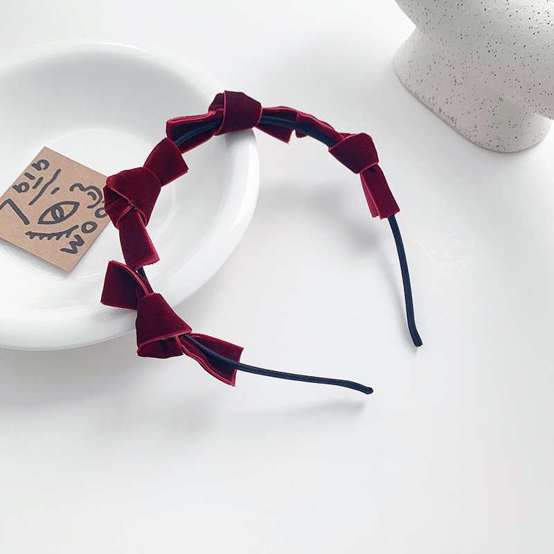 Băng đô nơ nhung dễ thương ngọt ngào