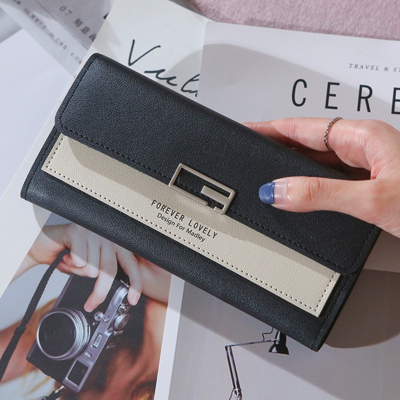 Ví bóp nữ dài cầm tay Forever Lovely khóa kim loại TX139
