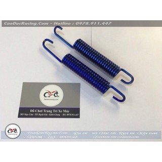 Lò xo chân chống đứng xanh titan - caoducracing