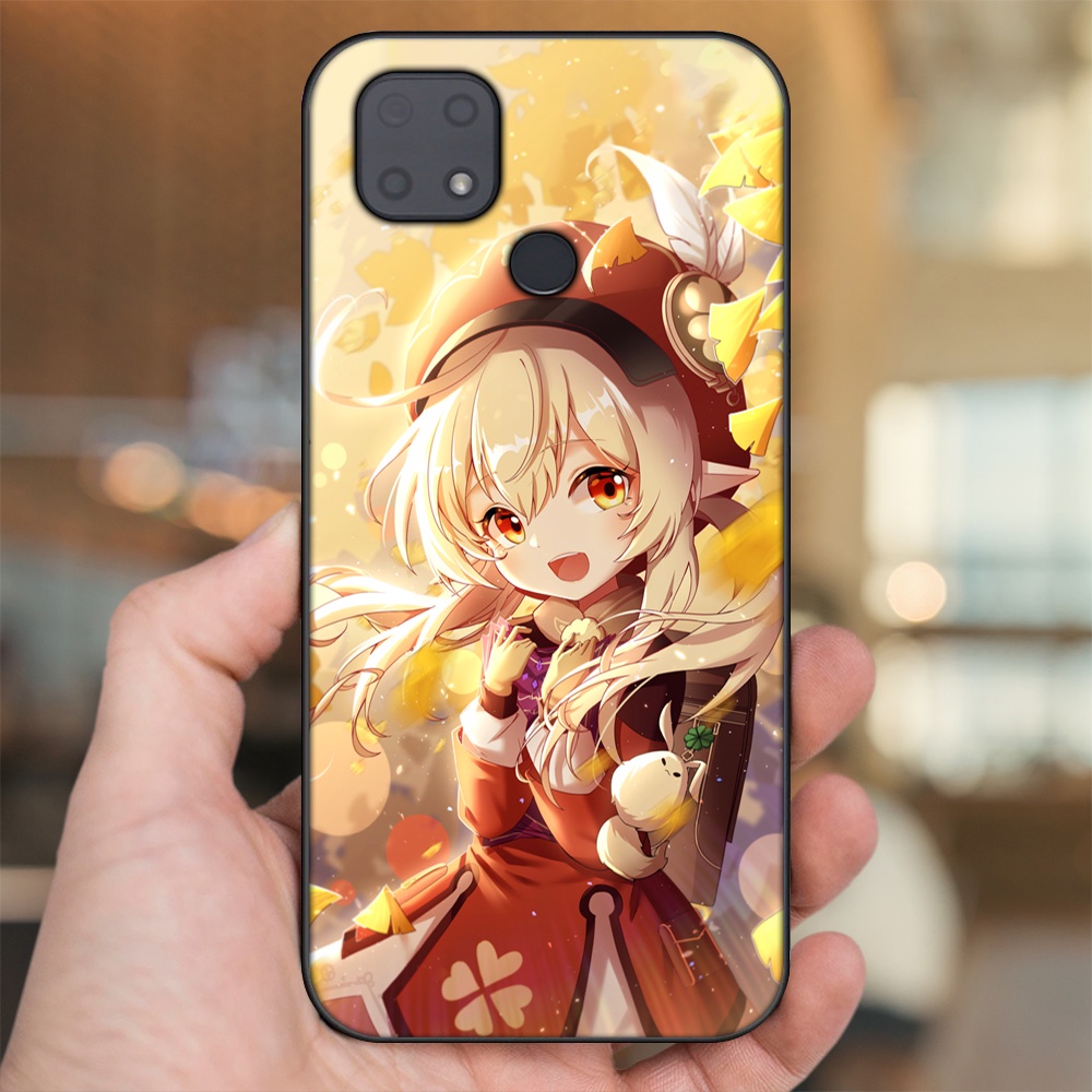 Ốp lưng Xiaomi Redmi 10C viền đen in hình Klee Genshin Impact