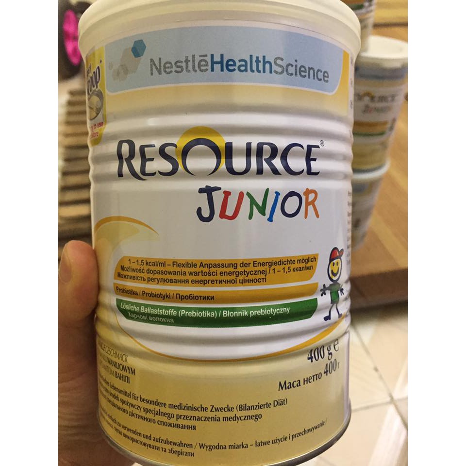 Sữa béo - sữa tăng cân cho bé ResourceJunior 400g