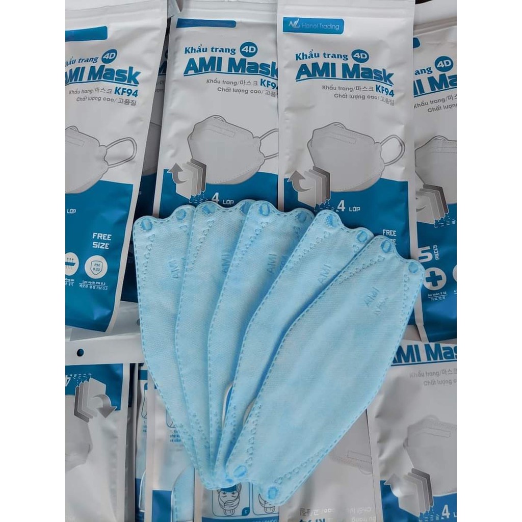 Khẩu trang 4D ami mask cao cấp(gói 10 chiếc)