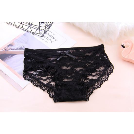 [ĐƯỢC CHỌN 5 MÀU] Quần chip lót nữ kháng khuẩn ren dễ thương sexy gợi cảm rẻ đẹp YLY11