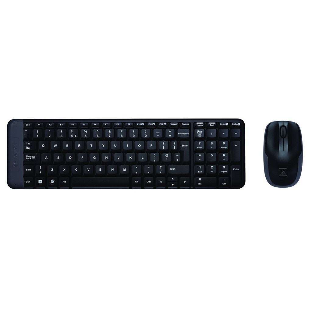 Bộ Bàn Phím Và Chuột Không Dây Logitech MK220