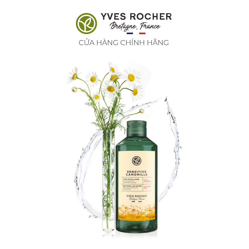 Nước làm sạch cân bằng da dịu nhẹ Yves Rocher THE MICELLAR WATER FOR SENSITIVE SKIN 390ML