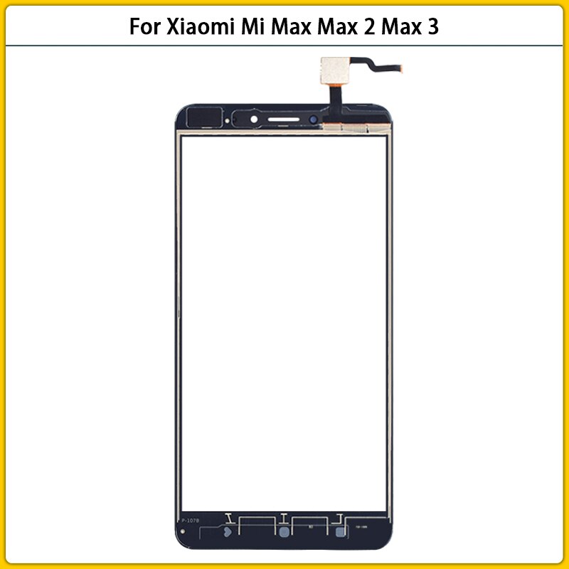 New For Xiaomi Mi Max Max 2 Max2 Touch Screen Panel Digitizer Sensor LCD Front Glass For Xiaomi Max 3 TouchScreen Replacement