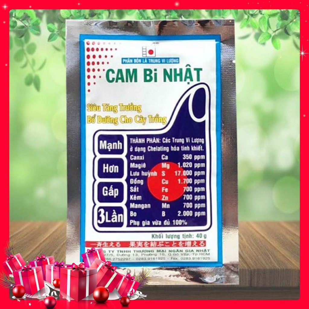 Cambi Nhật - Bổ Xung Trung Vi Lượng Siêu Tăng Trưởng Bổ Dưỡng Cho Cây Trông
