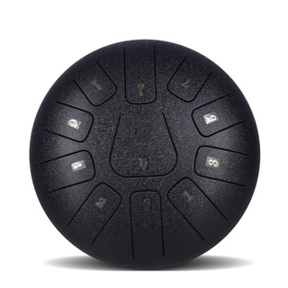 Trống không linh - tank drum 11 note màu đen chính hãng anca - full phụ kiện