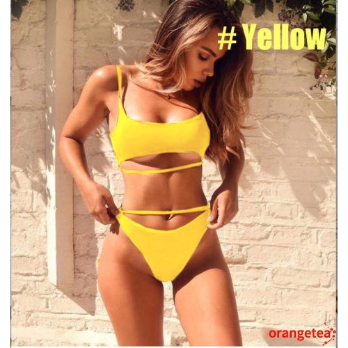 Bikini 2 mảnh nữ thiết kế nâng ngực phối dây quyến rũ nhiều màu lựa chọn | BigBuy360 - bigbuy360.vn