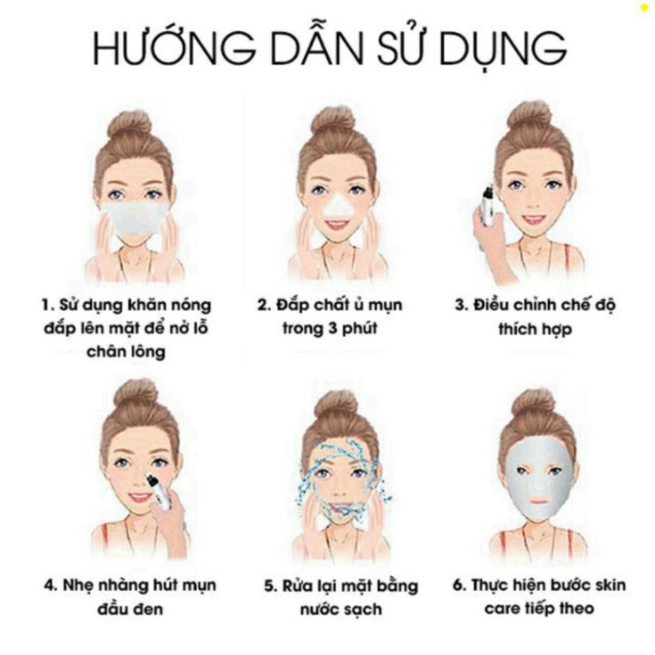 Máy Hút Mụn (CHÍNH HÃNG) BLACK HEAD Cầm Tay Mini Rung Siêu Âm An Toàn Cho Da Mặt Công Nghệ Thế Hệ Mới - giadung_tongkho_