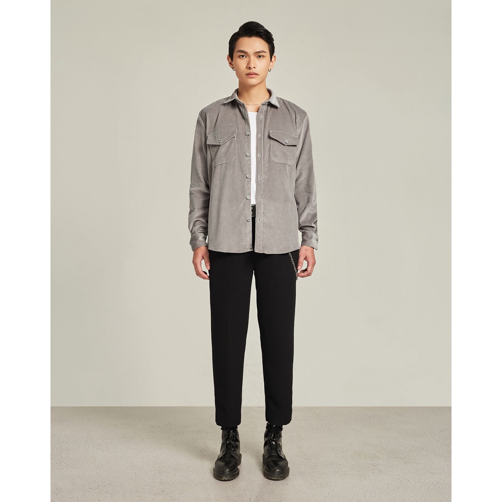 Áo sơ mi dài tay nam nhung Highway (Menswear) Patrick