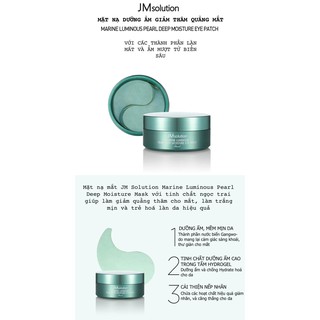 Mặt Nạ Mắt JM Solution Luminous Propolis Eye Patch 60 Miếng
