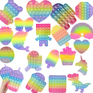 Đồ chơi bóp bong bóng vui nhộn giảm căng thẳng nhiều màu sắc dành cho người lớn và trẻ em