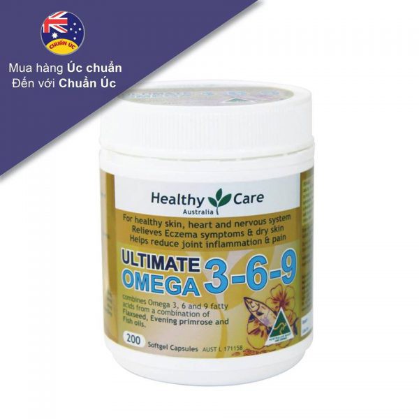 Hàng nhập khẩu Healthy Care Omega 369  200 viên