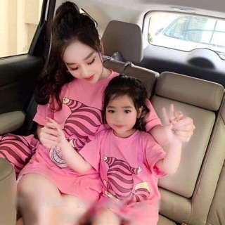 Váy mẹ và bé kèm túi
