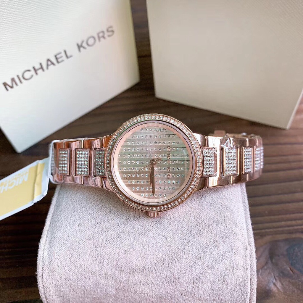 Đồng hồ nữ michael kors mk3984 , mk3985 , mk3986 đính đá size 34mm