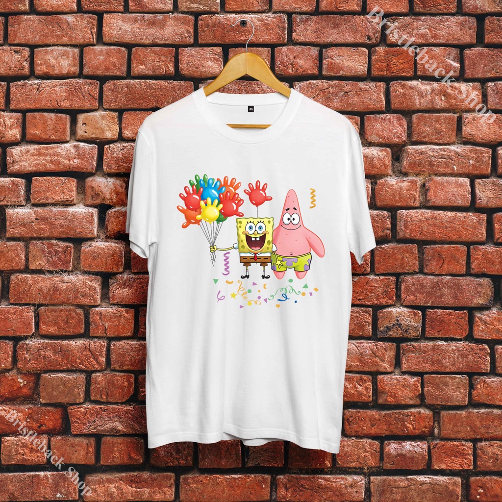 Áo SpongeBob Chú Bọt Biển Tinh Nghịch Unisex Cotton cá tính thời trang thoáng mát năng động U4SPB003